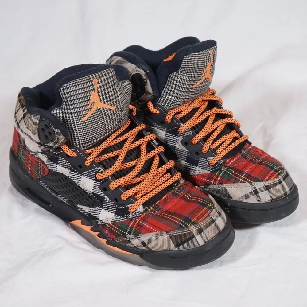 Jordan Brand Air Jordan 5 Retro GS Plaid FD4814-008 Size 5Y